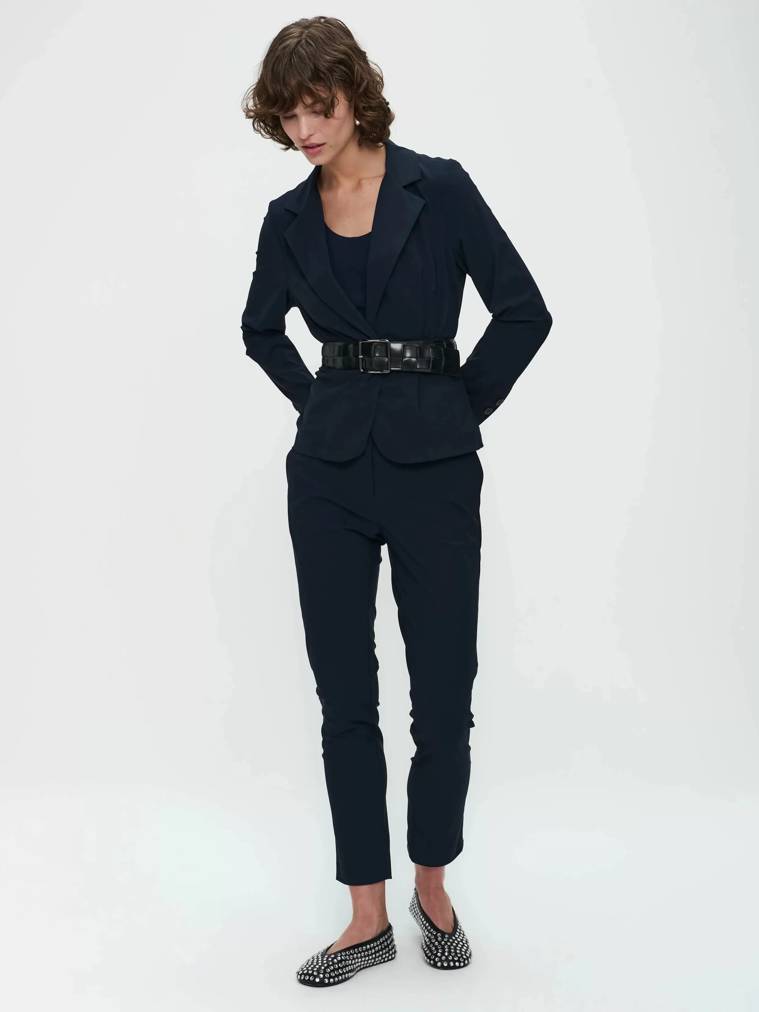 Atina Blazer Technical Jersey-Jane Lushka Sale