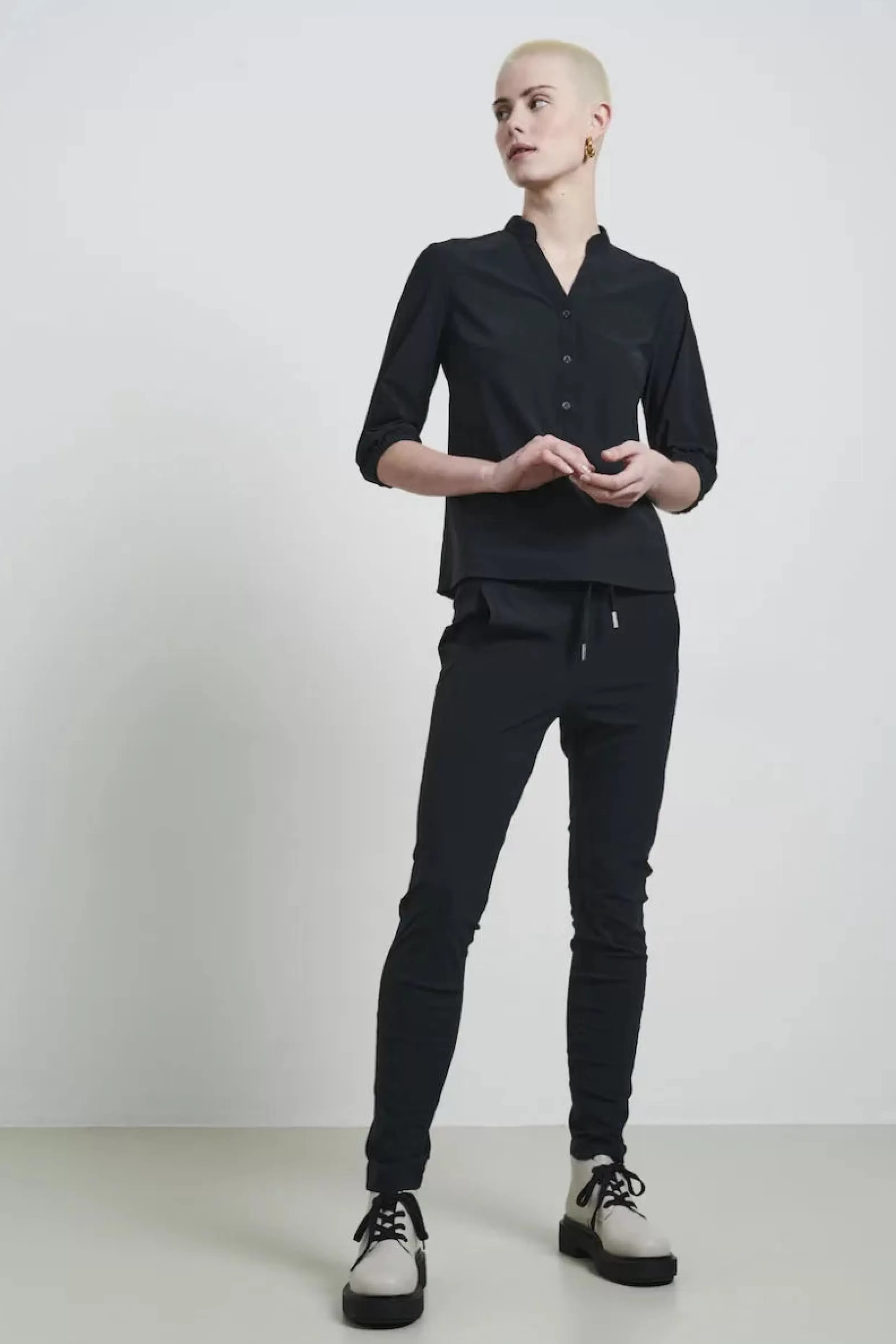 Pants Anna - Skinny fit Technical Jersey-Jane Lushka Online