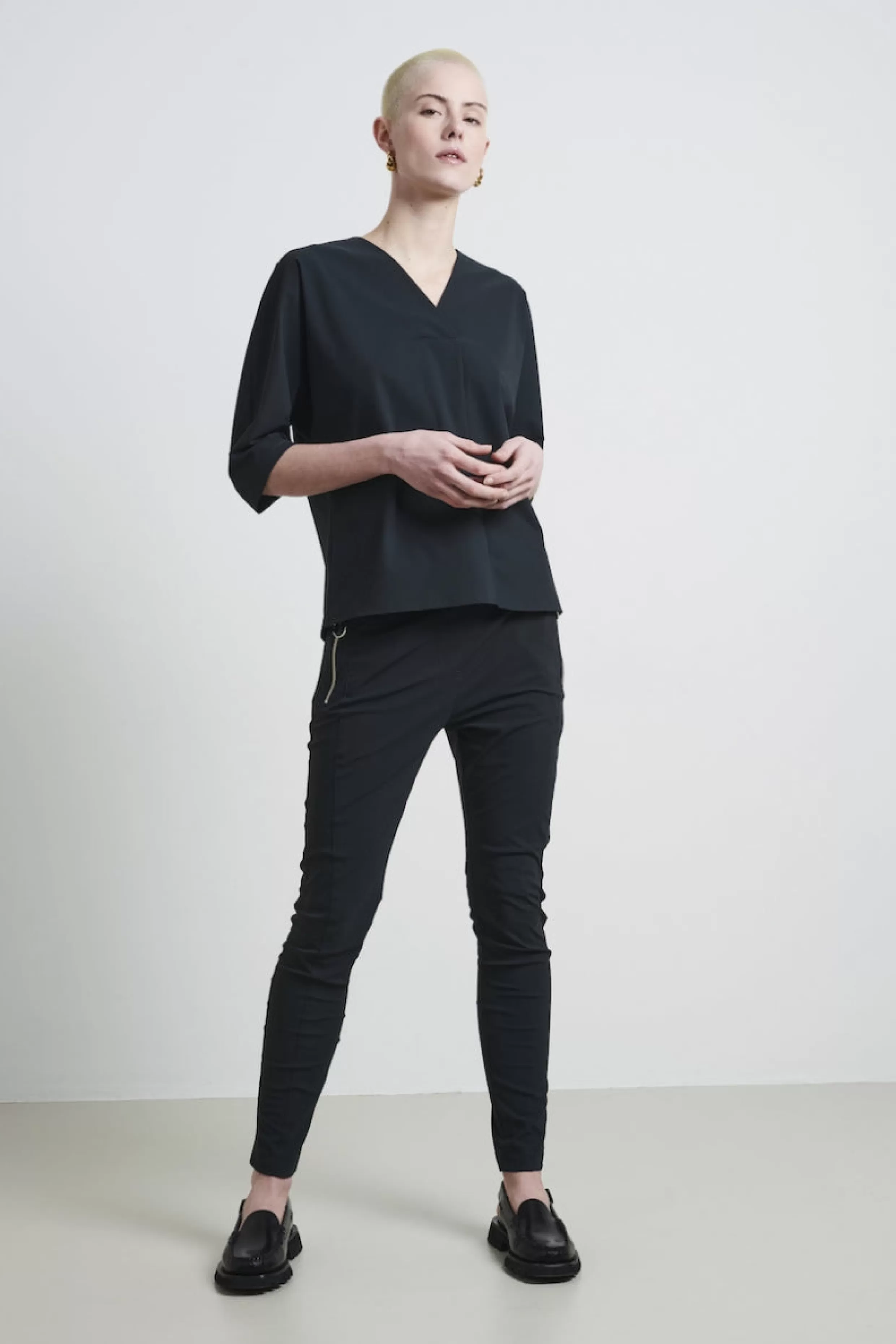 Pants Emma-straight leg fit Technical Jersey-Jane Lushka New