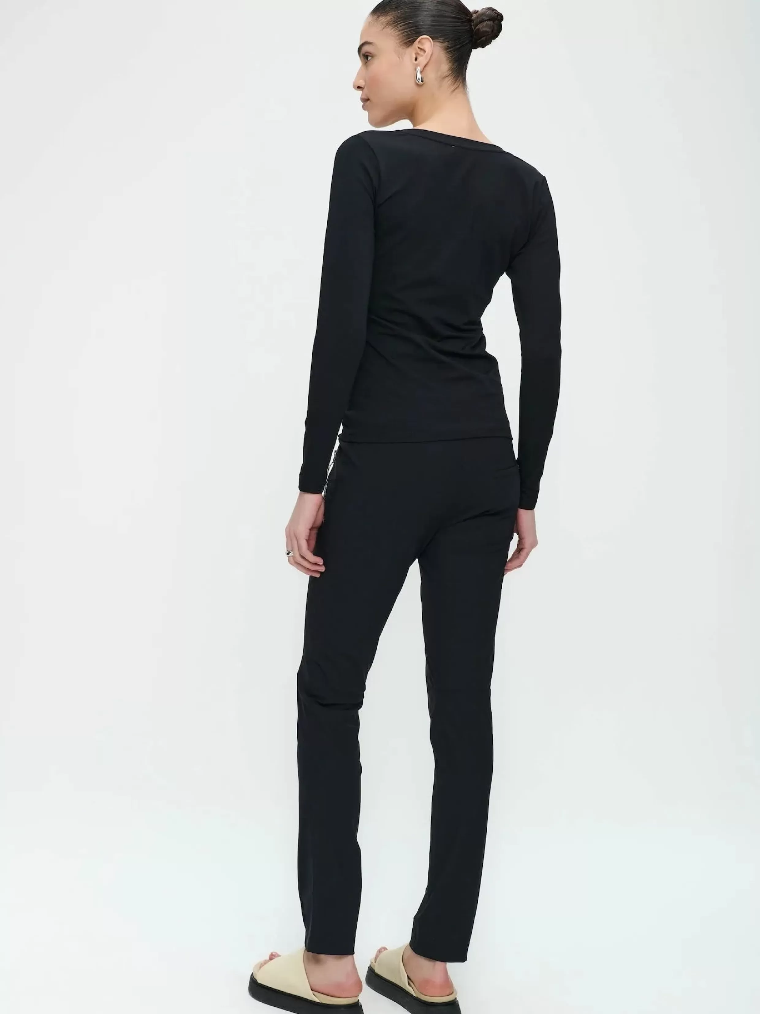 Pants Emma-straight leg fit Technical Jersey-Jane Lushka Online