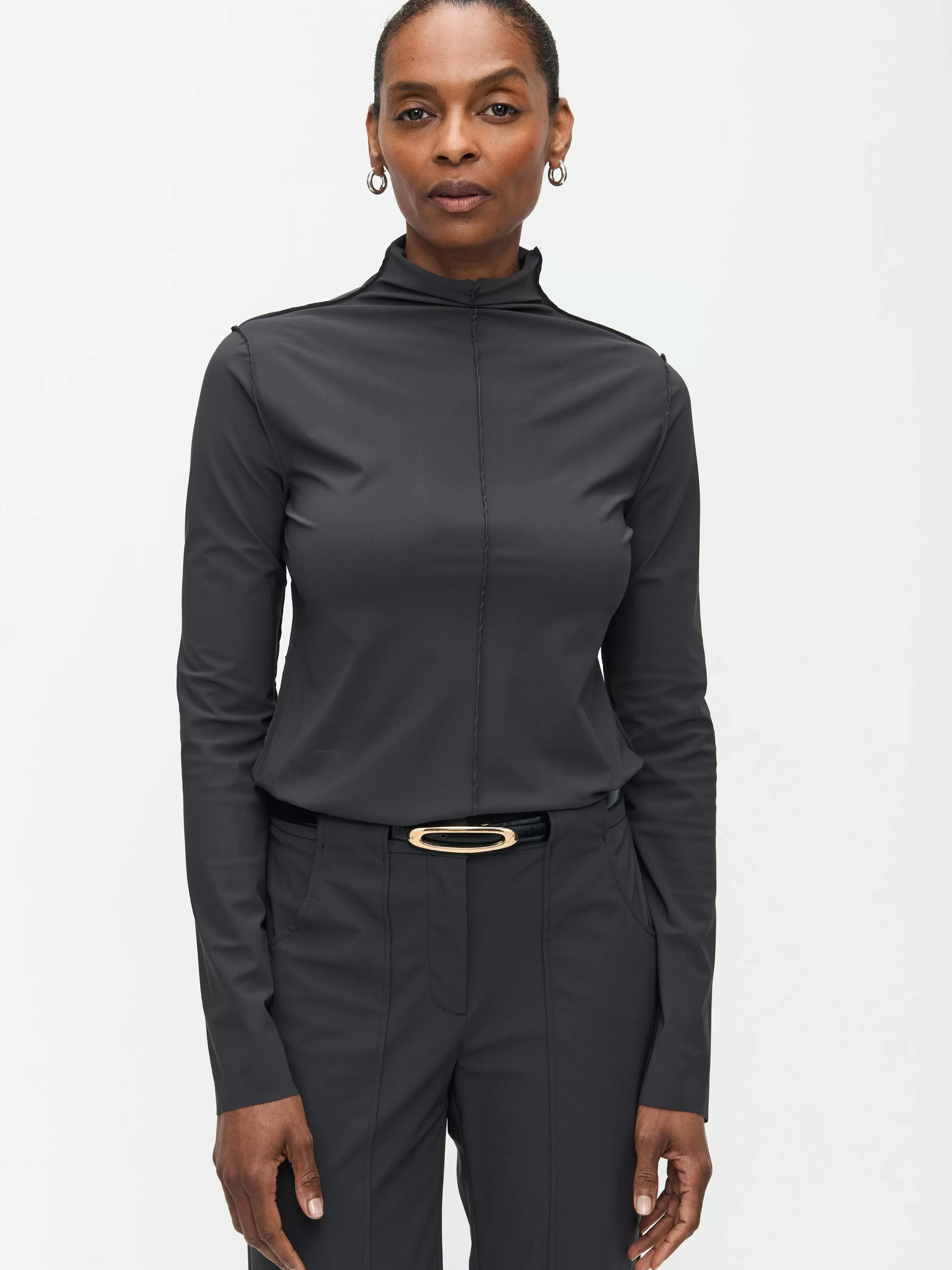 Zara Top Technical Jersey-Jane Lushka Store